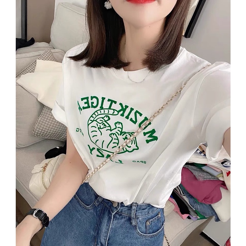 NRVP Áo Thun Tay Ngắn Cổ Tròn Thời Trang Mùa Hè Phong Cách Hàn Quốc 2022 Cho Nam Và Nữ