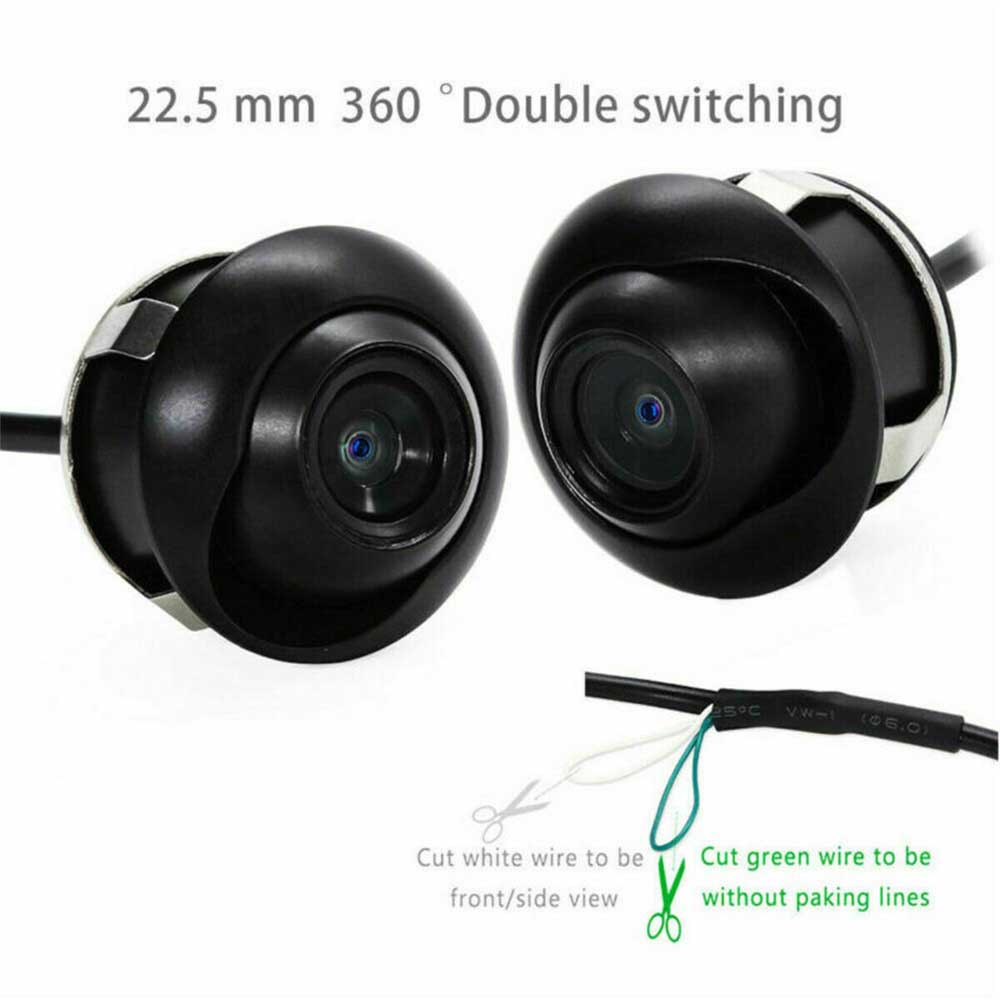 Rotating HD Car Rear View Camera Reversing Parking Cam Night Vision Vehicle Waterproof | BigBuy360 - bigbuy360.vn