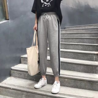 Quần baggy vải