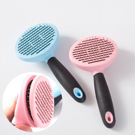 Lược Chải Lông Nút Bấm Cao Cấp Cho Chó Mèo - PET2021