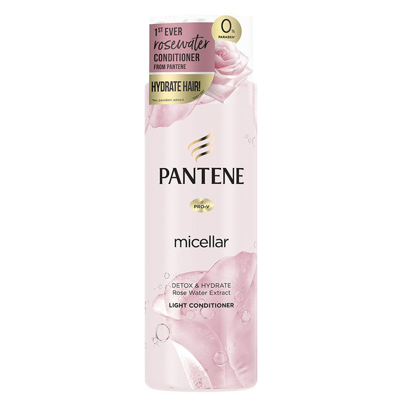 Dầu Xả Pantene Micellar Detox &amp; Hydrate Rose Hương Hoa Hồng Chai 530ml