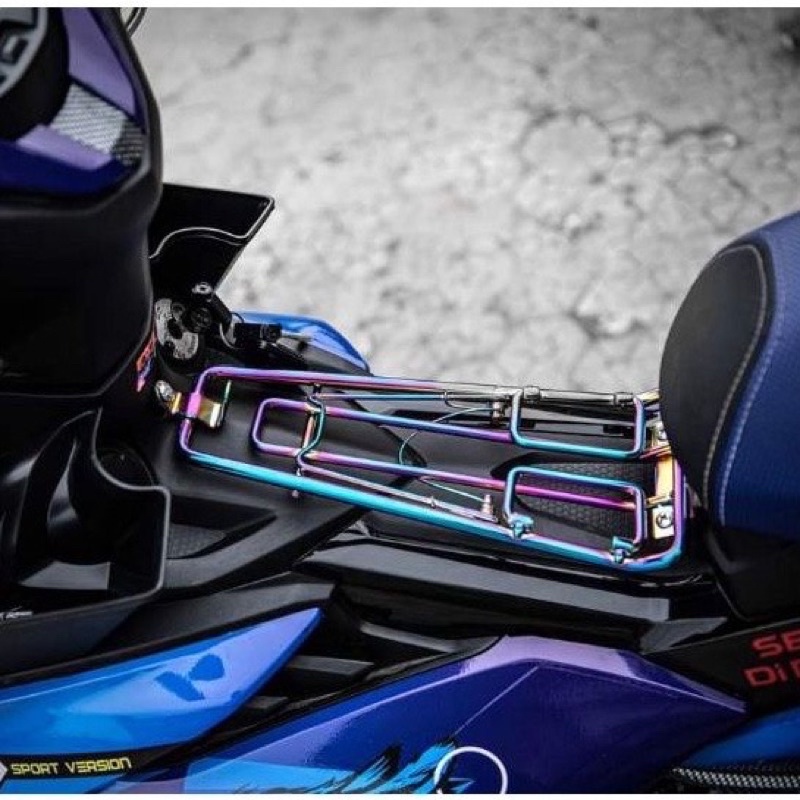 Baga Xe EX150 Exciter 2015-&gt;2020 Sơn Đen/Inox/Titan