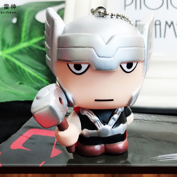 Móc khóa siêu anh hùng Avenger và DC. Mẫu chibi kèm ảnh thật.