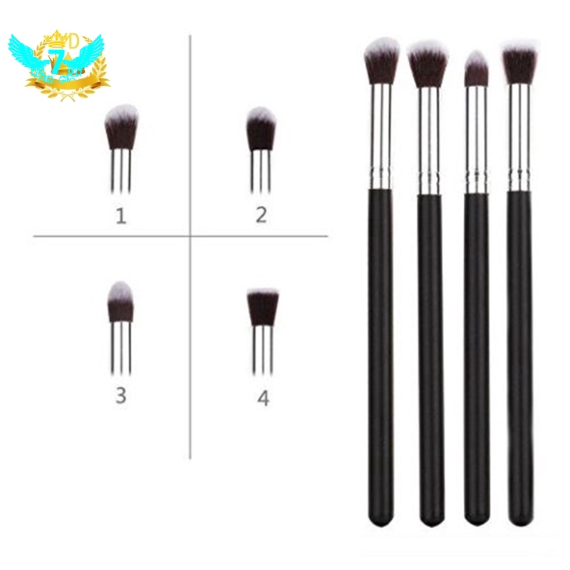 [Hàng mới về] Set 4 cọ trang điểm chuyên nghiệp và thời trang cho phái đẹp
