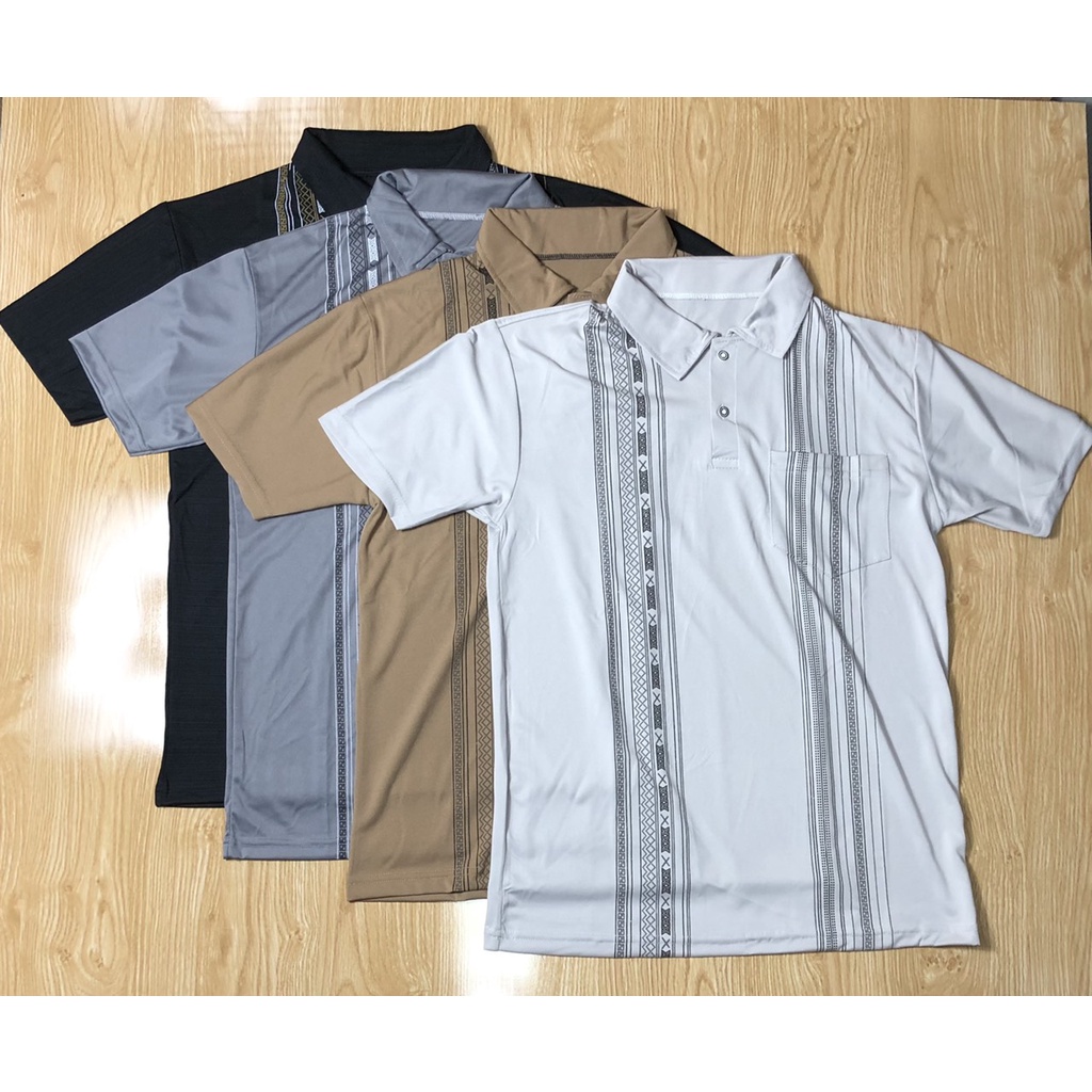 Áo thun nam trung niên tay ngắn polo form rộng có cổ sọc đứng - TOÀN PHÁT - RẺ NHẤT SHOPEE
