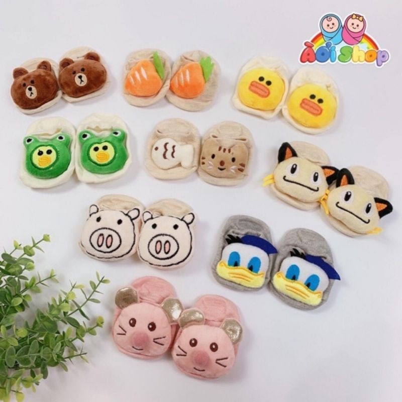Tất , Vớ 5D Hình Thú Có Chống Trượt Cho Bé 0-12 Tháng