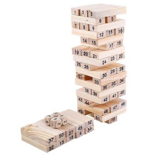 Bộ Đồ Chơi Rút Gỗ Wiss Toy, Làm Từ Gỗ Tự Nhiên, An Toàn khi Sử Dụng, Giúp Trẻ Rèn luyện Tính Cẩn Thận và Khéo Léo