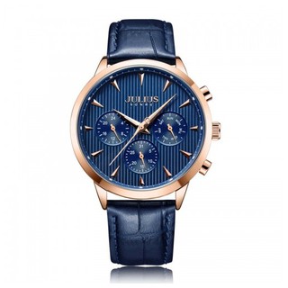 Đồng hồ nam julius jah-107c dây da