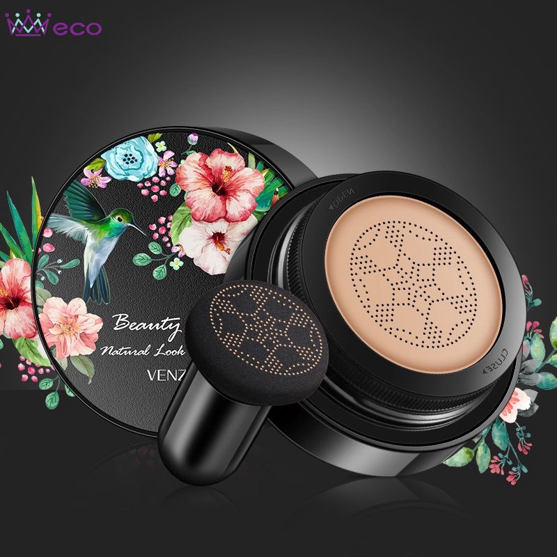 [Hàng mới về] Phấn nước BB Air Cushion kèm mút đầu nấm dưỡng ẩm trang điểm tạo khối