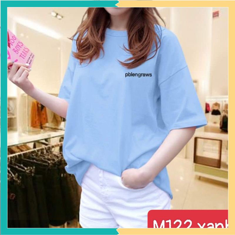 Áo thun nữ form rộng 👑FREESHIP👑 tay ngắn cổ tròn 3 màu xinh xắn, đẹp cá tính Mã Áo M122