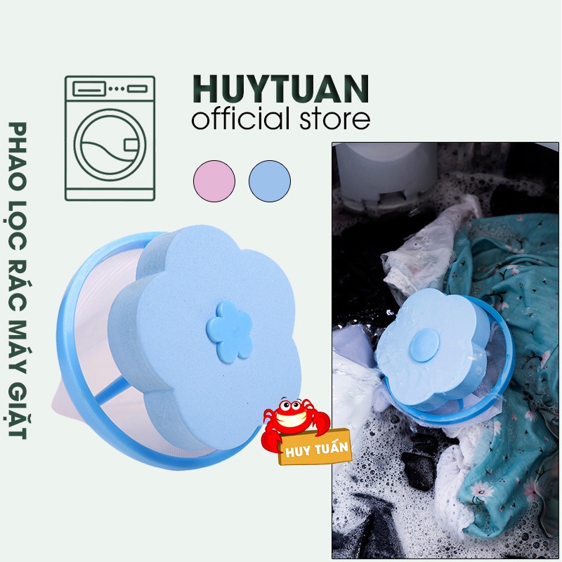 1189-Lưới lọc bụi bẩn trong máy giặt hình hoa 5 cánh xinh xắn