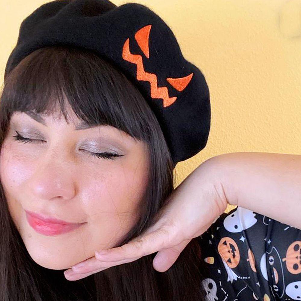 EXPEN Mũ Kiểu Bí Ngô Halloween Cho Nữ