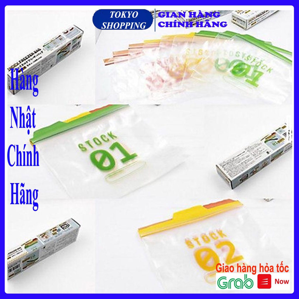 Set 9 túi zip đựng thực phẩm (mẫu mới) Hàng Nhật