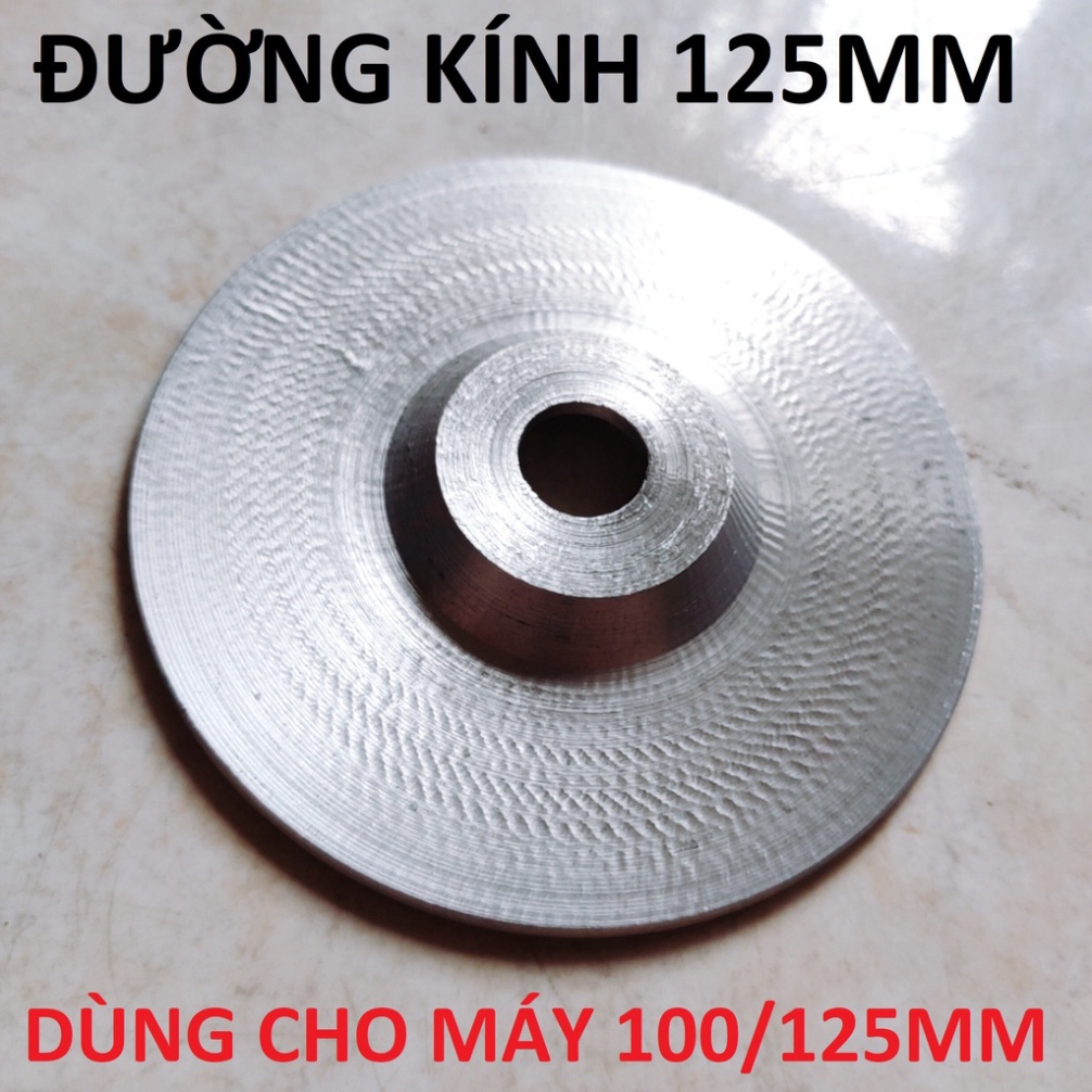 Đế trà nhám, đế dán giấy ráp nhôm, dùng cho máy 125mm, dùng cho thợ mộc, cơ khí