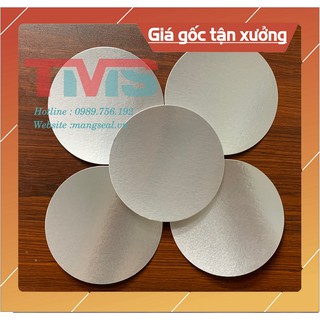 [Freeship -  Combo 100 cái] Màng seal nhôm 9cm ( 90mm) cho hũ nhựa PET - C ó hướng dẫn dán không cần máy dán màng seal