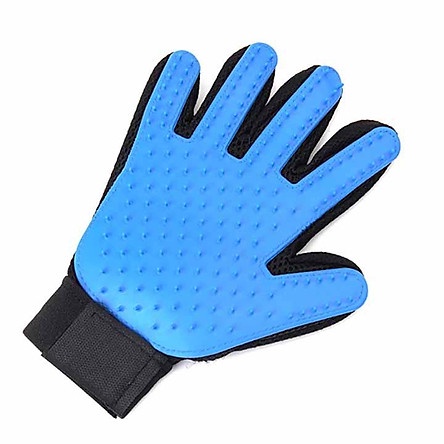 Găng tay chải lông rụng cho chó mèo