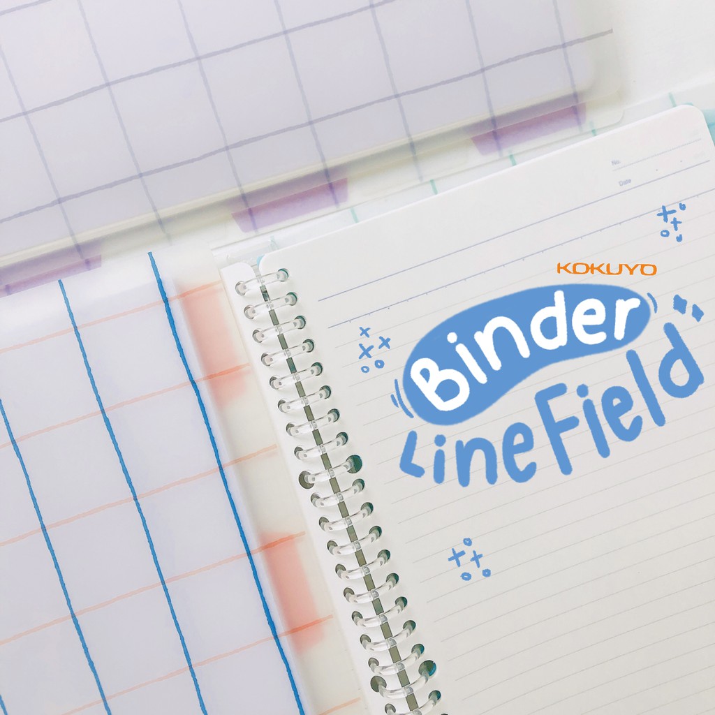 Sổ Binder Còng Nhựa Giấy Kẻ Ngang Campus Line Filed 50 Trang Khổ A5/B5