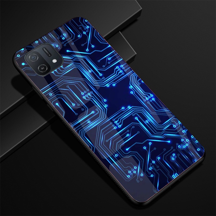 Ốp Lưng Kính OPPO A16K Hình in 3D sáng bóng cao cấp