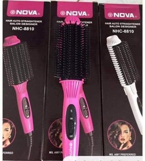Máy uốn tóc chải thẳng nova