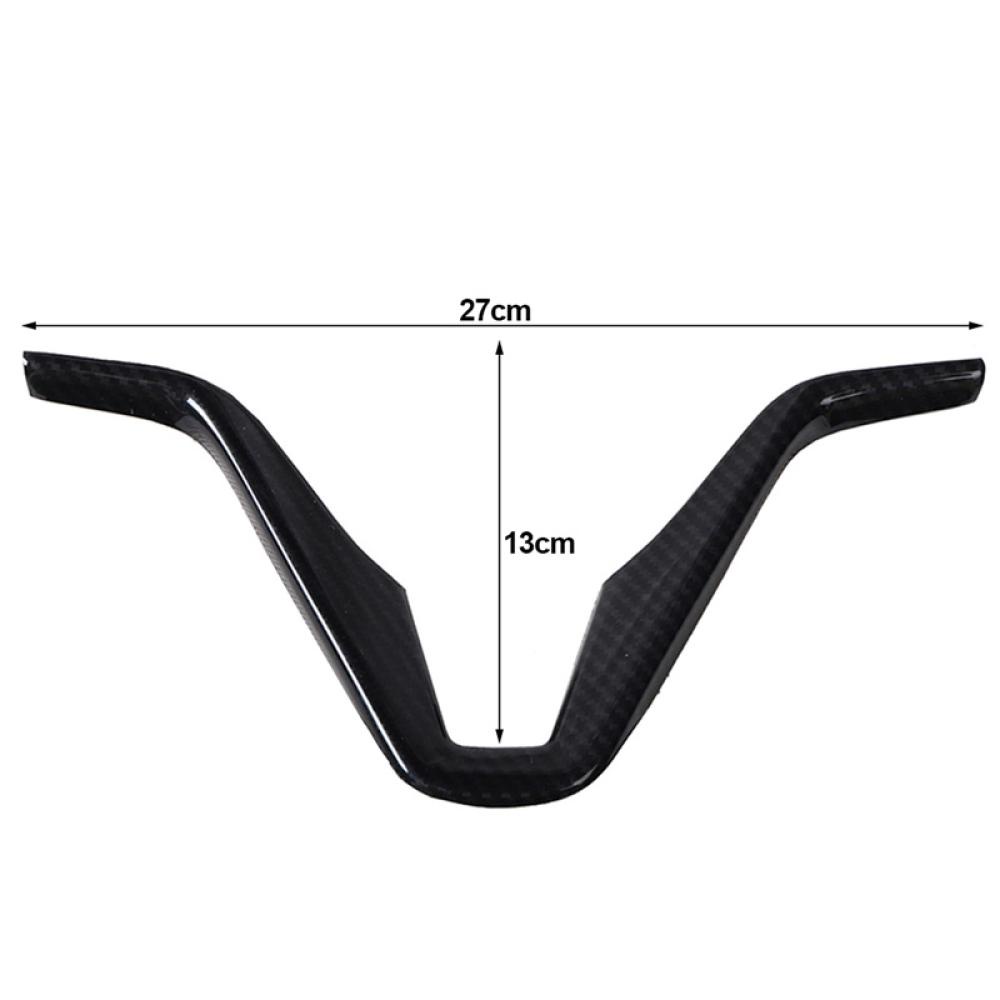 Viền Trang Trí Vô Lăng Xe Hơi Bằng Sợi Carbon Cho Hyundai Tucson 2016-2020 P4U6