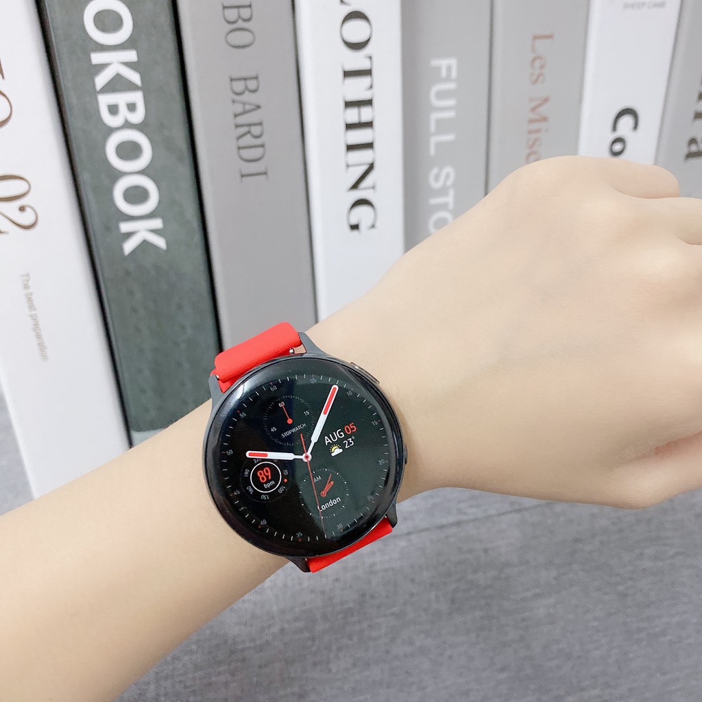 Dây Đeo Silicon Cho Đồng Hồ Thông Minh Samsung Gear S 2 / Galaxy Watch 42mm Huawei Watch 2