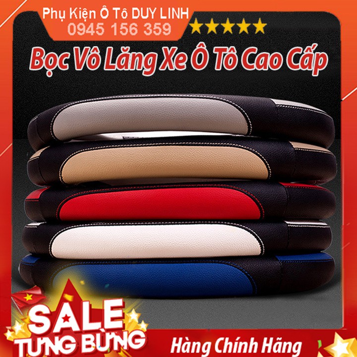 [Free Ship] Bọc vô lăng xe ô tô xe hơi cao cấp - Bọc vô lăng da cao cấp cho xe 4-7 chỗ VL11