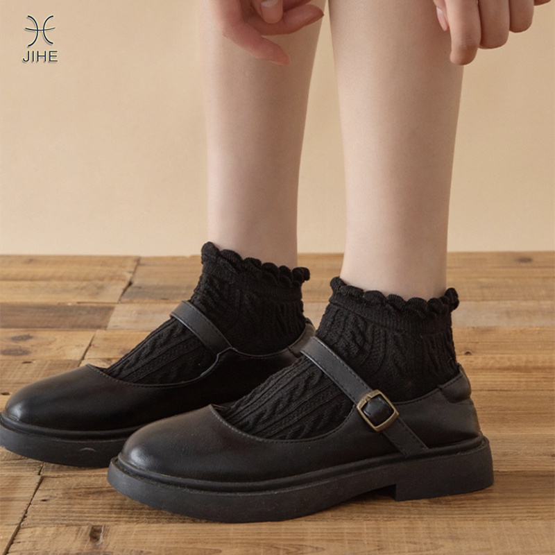 Vớ cotton Cổ Ngắn Thiết Kế Dễ Thương Cho Nữ