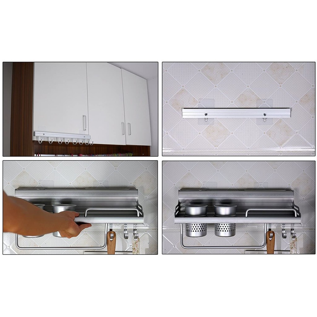 Móc treo đinh treo tranh ảnh dán tường trang trí phòng, miếng dán thanh chắn giường cho bé kèm ốc vít chịu lực 10kg