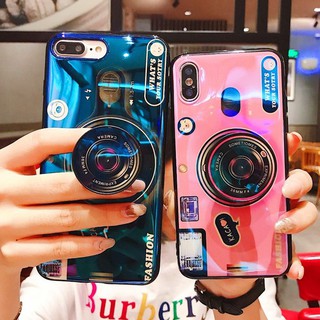 Ốp điện thoại hình máy ảnh kèm Tặng PopSocket ODT22