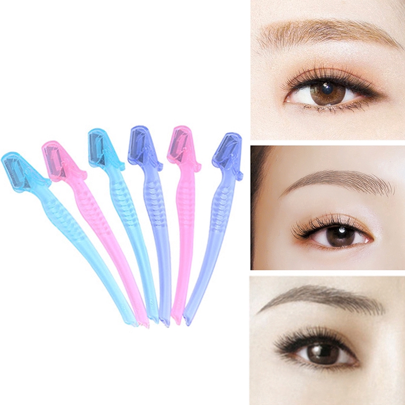 Set 3 Dụng Cụ Tỉa Lông Mày Kích Cỡ Nhỏ An Toàn Cho Người Mới Bắt Đầu