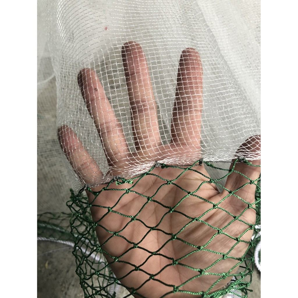 Lưới Quét cá - Lưới kéo cá - Lưới vét cá cao 2m dài 10m túi 4m giá rẻ A cường hàng chất lượng 1