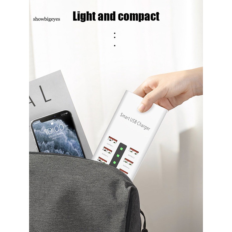 Ổ Cắm Sạc Điện Thoại Đa Năng Nhiều Cổng Usb