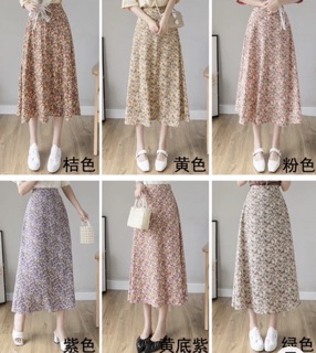 Chân váy hoa ulzzang 🌸 [ HÌNH THẬT+CLIP, hàng QC]