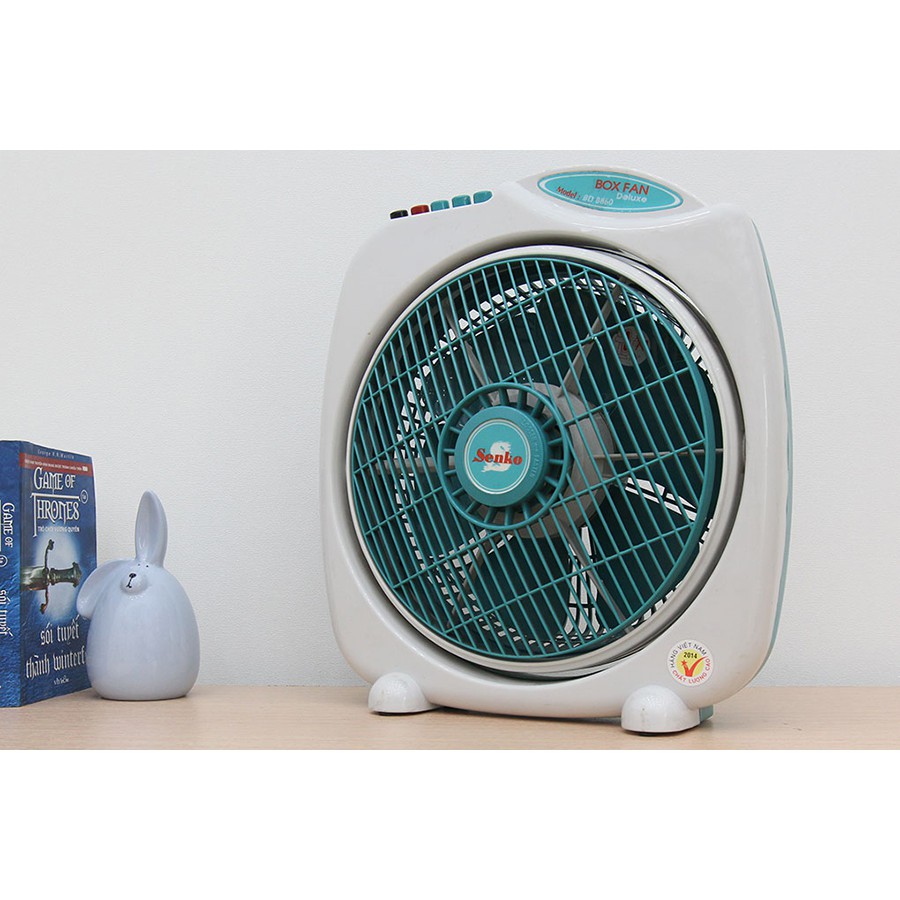 Quạt Bàn Đảo 3 Tấc Senko BD1010 - Màu Ngẫu Nhiên - Hàng chính hãng