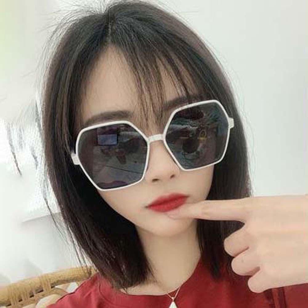 Kính Mát Chống Tia UV400 Tròng To Chống Phản Quang Thời Trang Mùa Hè Cho Nữ