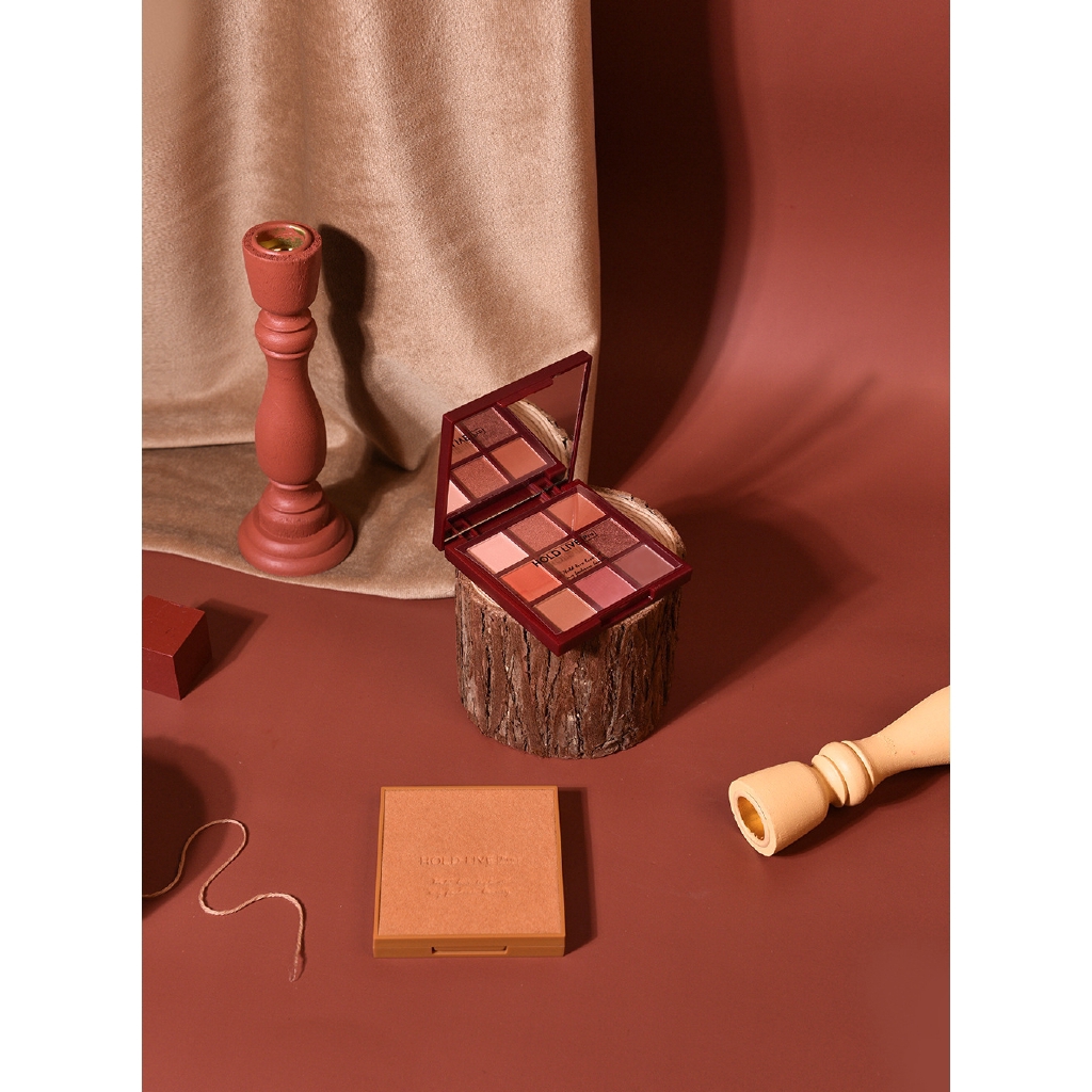 Bảng phấn mắt HOLDLIVE 9 màu mịn như nhung lâu trôi kháng nước | BigBuy360 - bigbuy360.vn