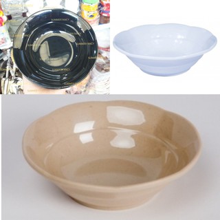 10 tô hoa 15 x 4.5 cm nhựa melamine đen, kem Bowl SF-ToV6