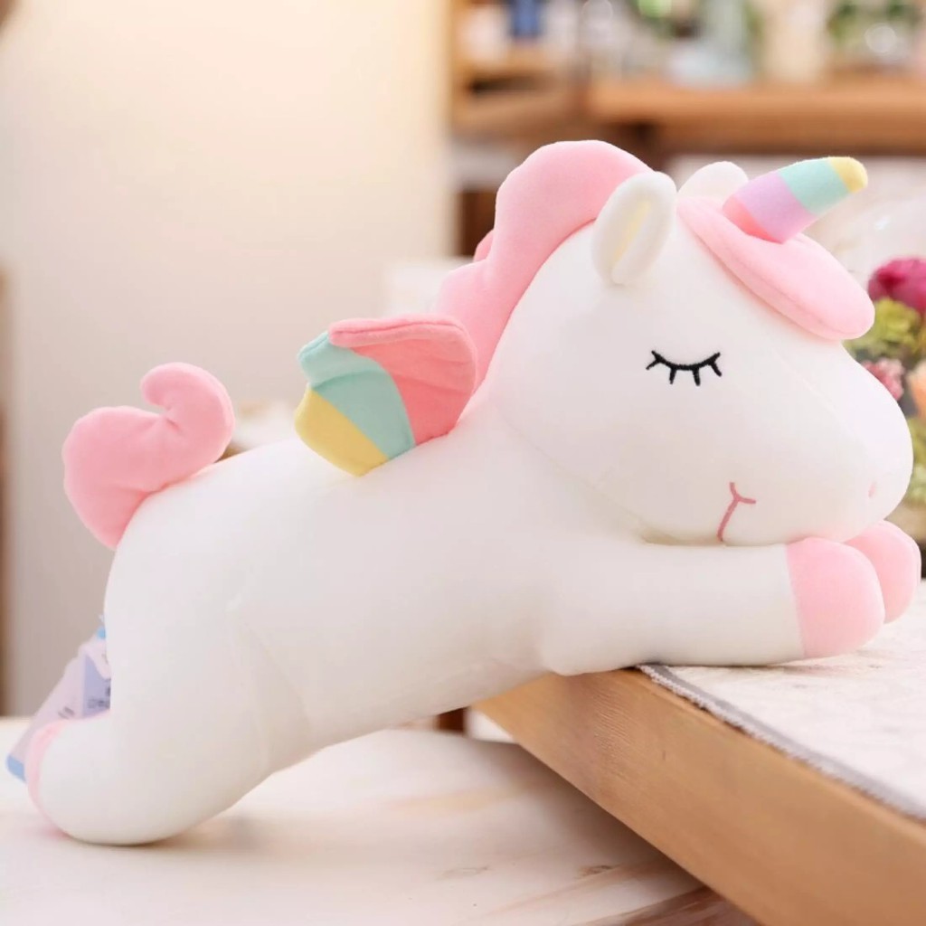 Ngựa pony nhồi bông ngựa unicorn size to nhất ảnh thật, Pony Dễ Thương, Gấu Bông Pony Đẹp Dành Cho Bé