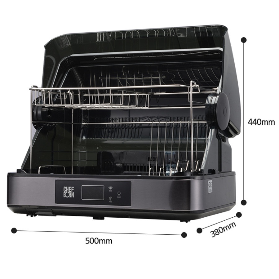 Máy sấy tiệt trùng bát đĩa bằng UV CHEFBORN 65 lít - Made in Korea