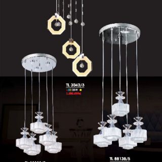 Đèn chùm thả trang trí hiện đại