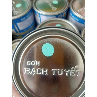 sơn dầu bạch tuyết xanh ngọc