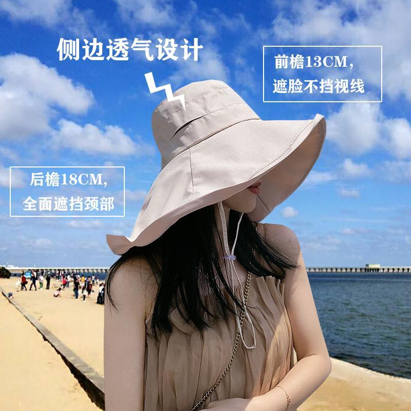 Nón Vành Rộng Che Nắng Chống Tia UV Thời Trang Mùa Hè Phong Cách Nhật Bản Cho Nữ