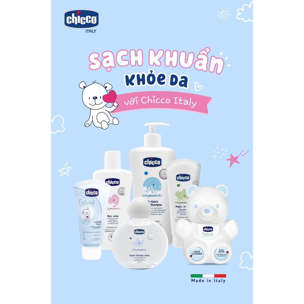 [Mã MKBC245 giảm 8% đơn 400K] KEM DƯỠNG ẨM CHỨA OMEGA VÀ VITAMIN E CHICCO 100ML