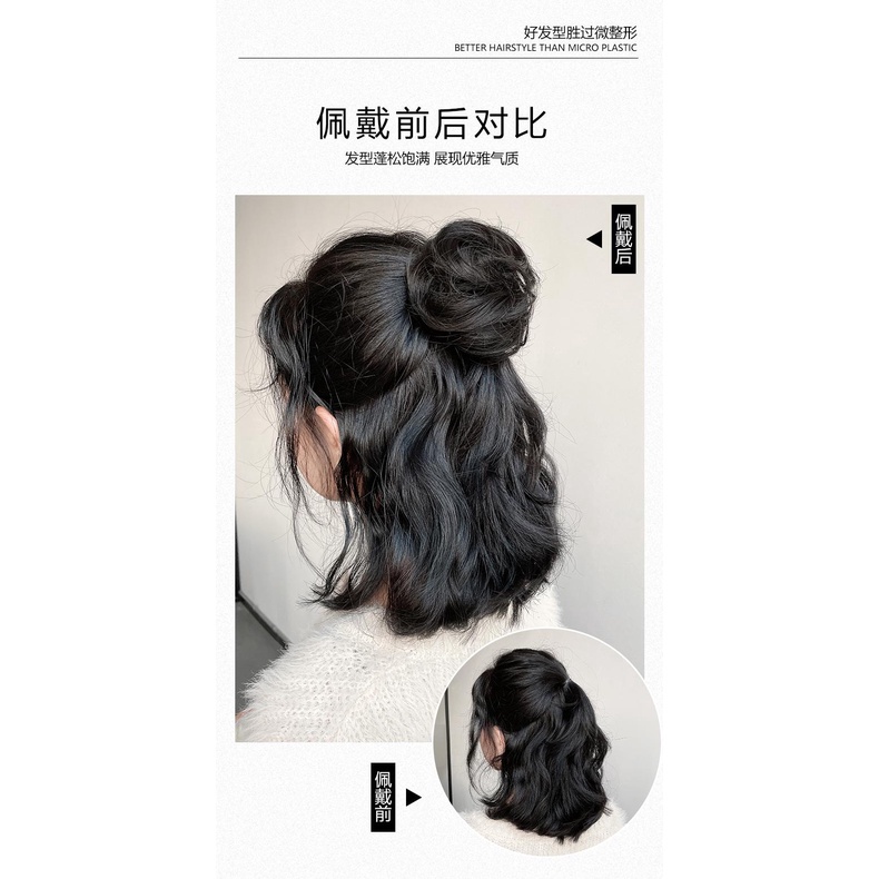 Búi Tóc Giả Kẹp Càng Cua Thời Trang QiQiShop