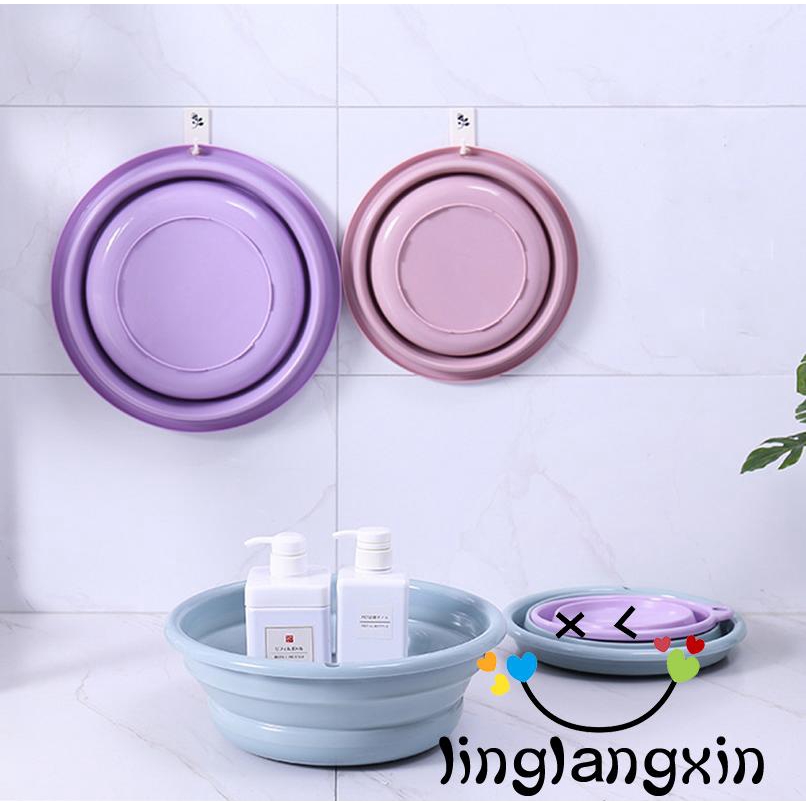 Thau nhựa silicon có thể xếp gọn tiện dụng