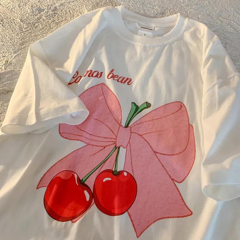 NRVP Áo Thun Mùa Hè Tay Cộc Oversize In Họa Tiết Phong Cách Hàn Quốc Cho Nam / Nữ