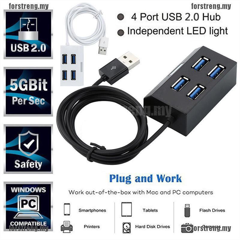 Thiết Bị Chia 4 Cổng Usb 2.0 Tốc Độ Cao