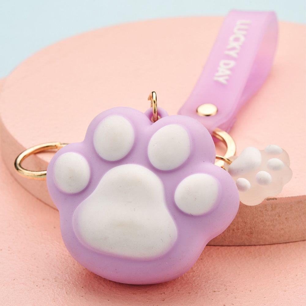 Móc Chìa Khóa Bằng Silica Gel Thiết Kế Độc Đáo Thời Trang Hàn Quốc Cho Nữ