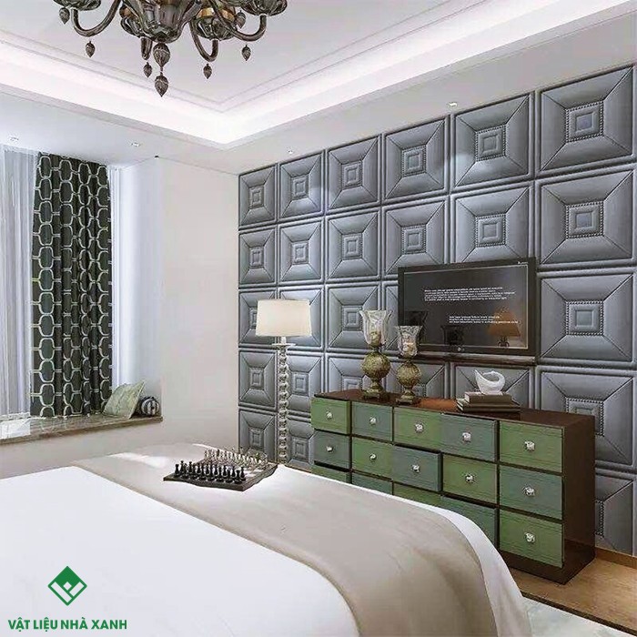 XỐP DÁN TƯỜNG GIẢ DA P3-P8 HỌA TIẾT 3D ĐỦ MÀU