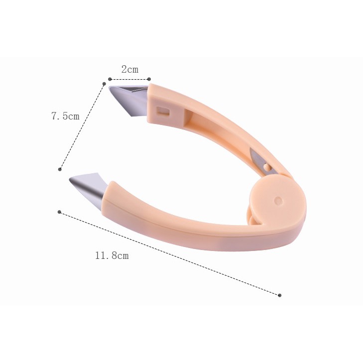 Dụng cụ lấy mắt dứa (Thơm/khóm) lấy ruột dâu tây tiện lợi chất liệu inox IN08 (Giao mầu ngẫu nhiên)